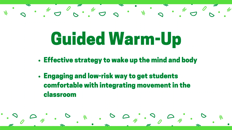 New Digital Ideas: Guided Warm-Up