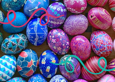 PERFECTLY PRETTY PYSANKY EGGS K-1