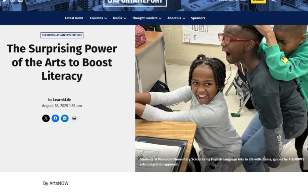 ArtsNOW Shines as a Bright Spot for Early Literacy Through the Power of the Arts