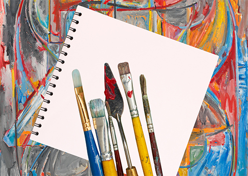 AFFIRMATION ART: INSPIRED BY JASPER JOHNS 3